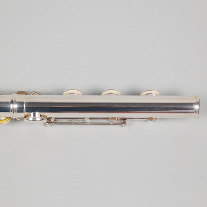 Used Gemeinhardt KG Special Solid Silver Open Hole Flute w/Gold Lip Plate