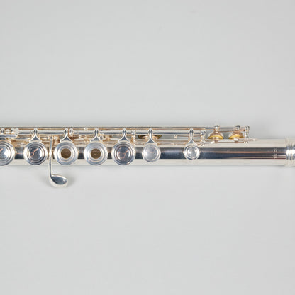 Used Gemeinhardt KG Special Solid Silver Open Hole Flute w/Gold Lip Plate