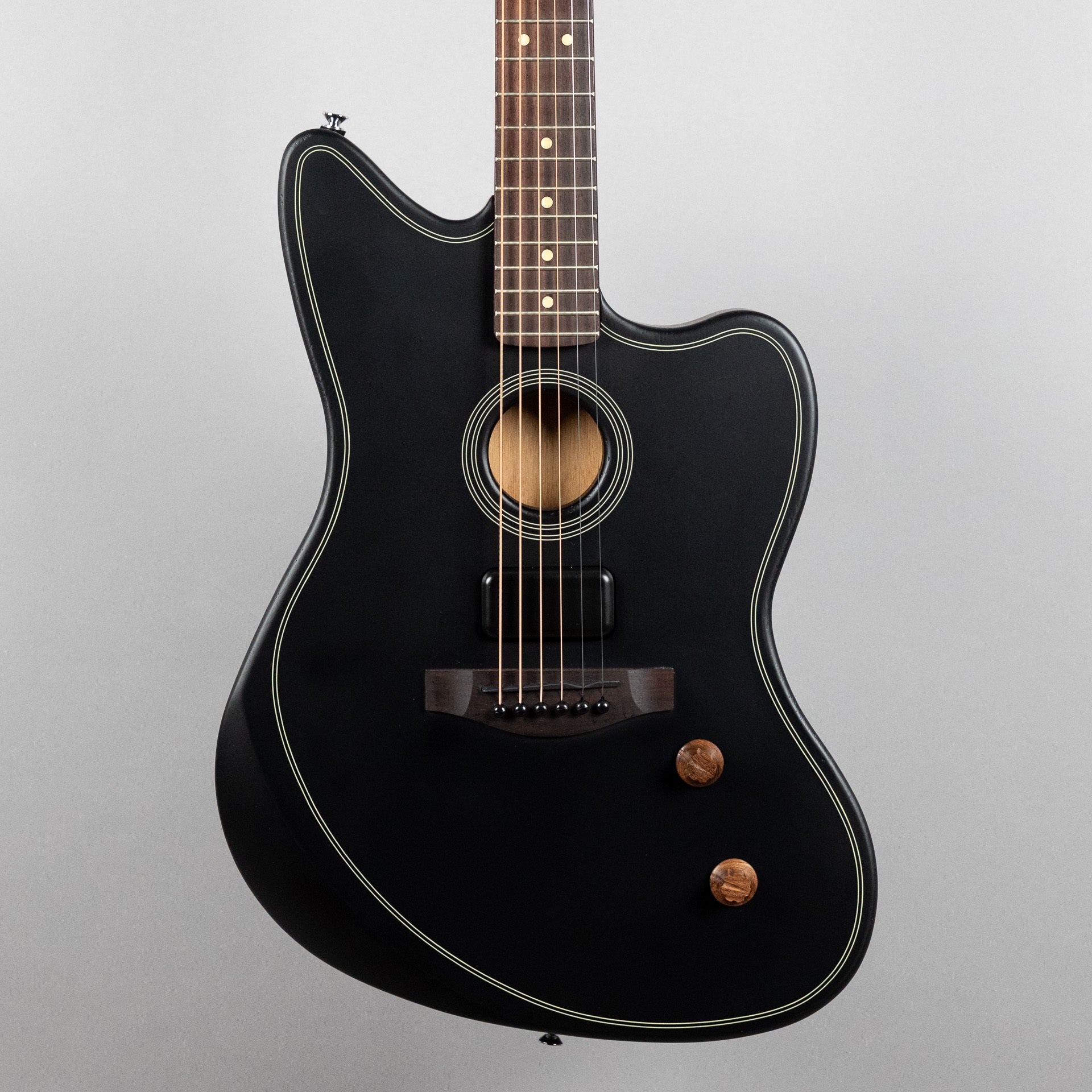 Fender Acoustasonic Standard Jazzmaster, Black