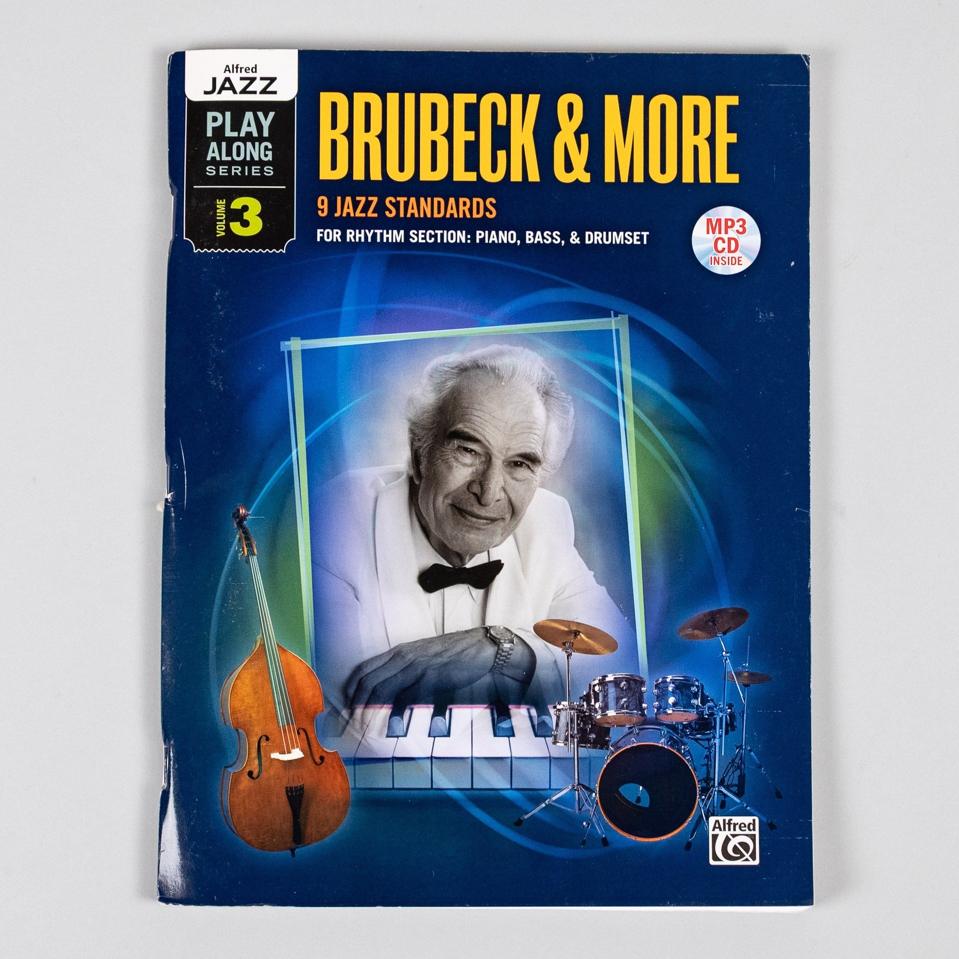 Alfred Jazz Play-Along Series, Vol. 3: Brubeck & More: Rhythm Section (Piano, Bass, & Drumset) Book & MP3 CD (Used)