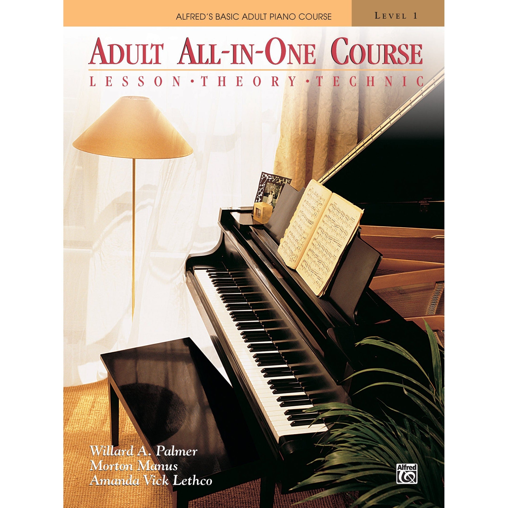 Alfred's Basic Adult All-in-One Piano Course, Book 1