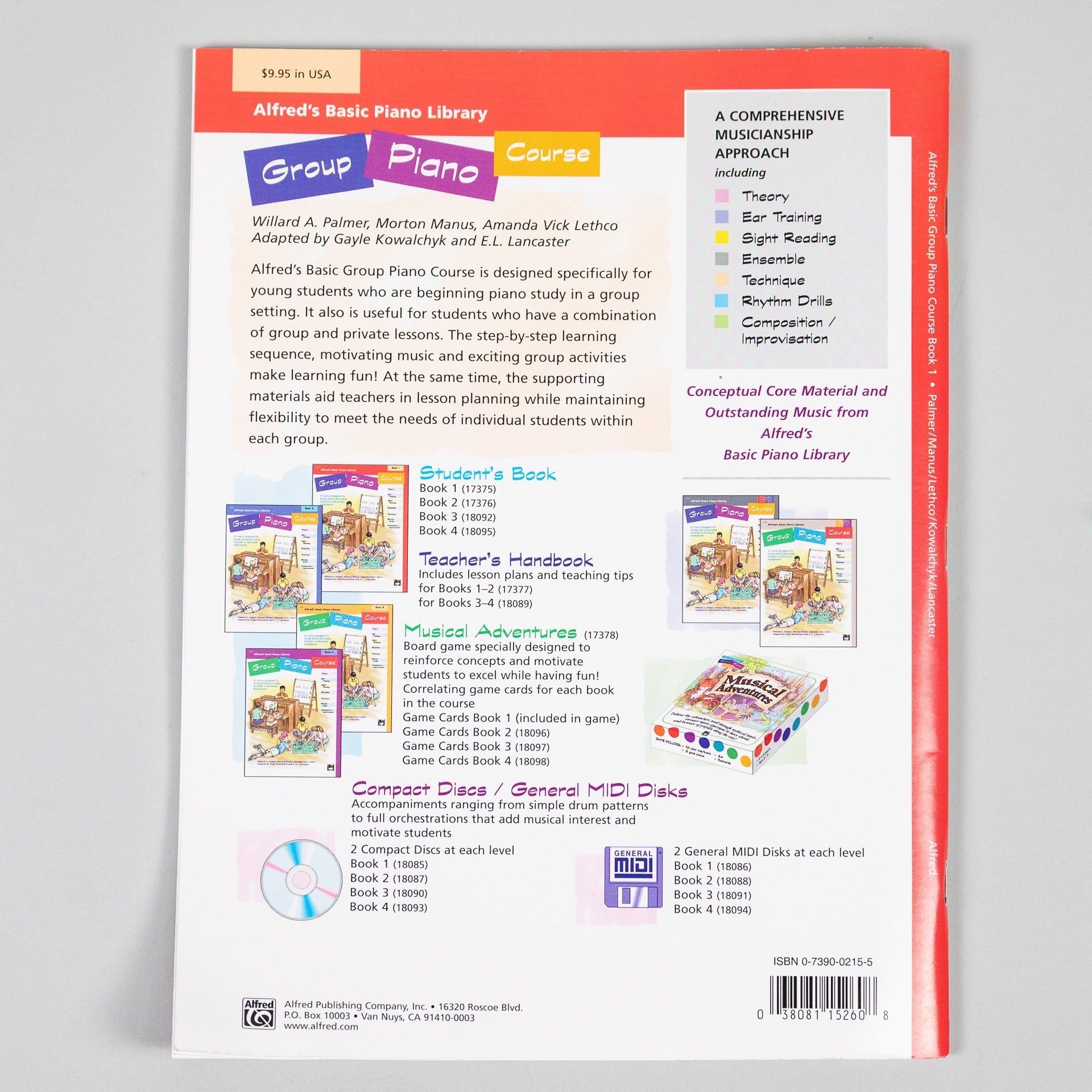 Alfred's Basic Group Piano Course, Book 1 (B-Stock)