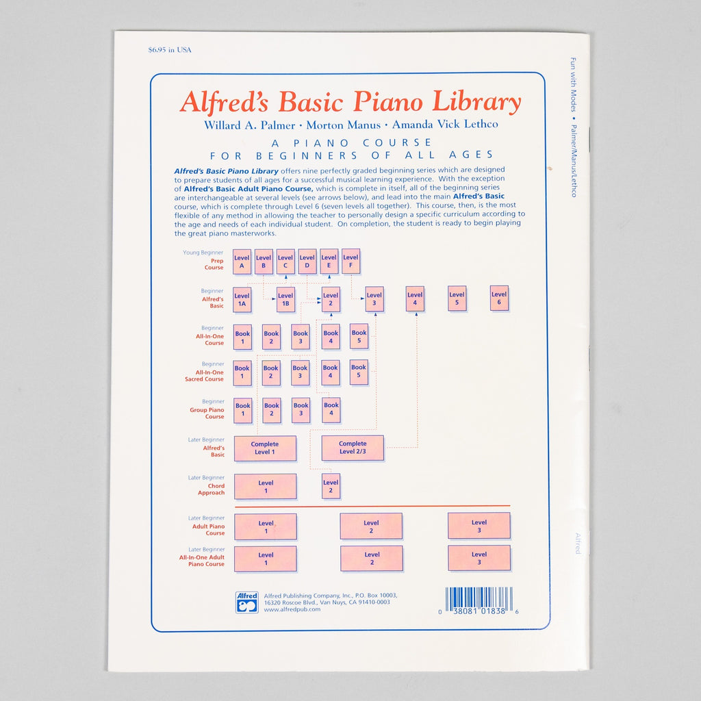 Alfred's Basic Piano Library: Fun with Modes (B-Stock)