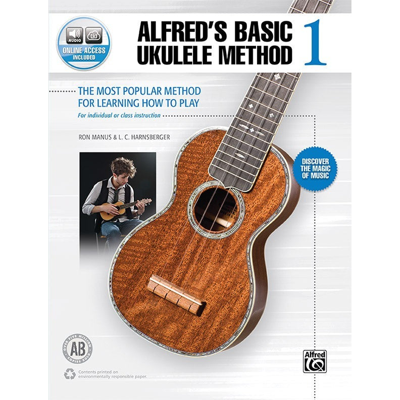 Alfred's Basic Ukulele Method 1, Book & Online Audio