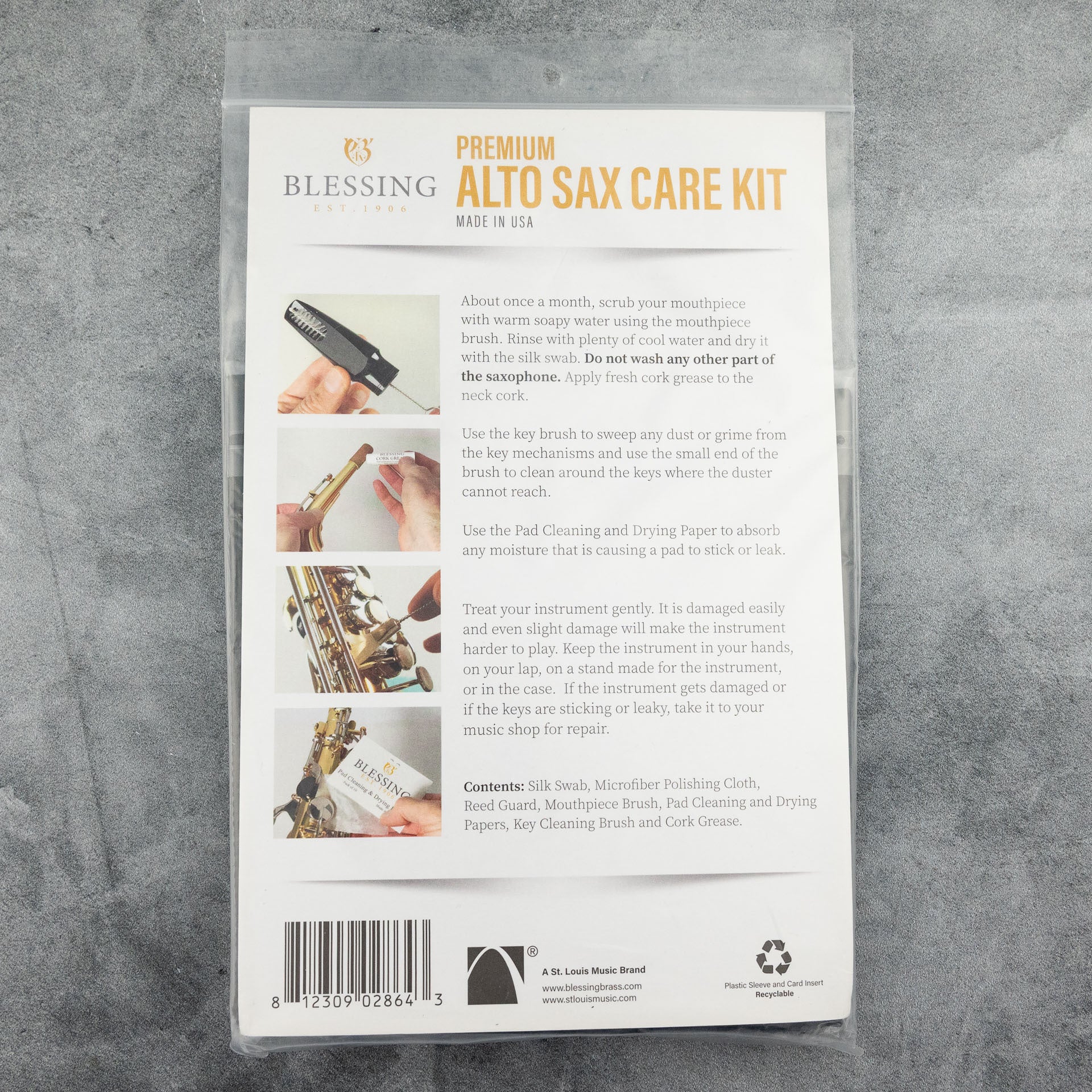 Blessing Alto Sax Premium Maintenance Kit