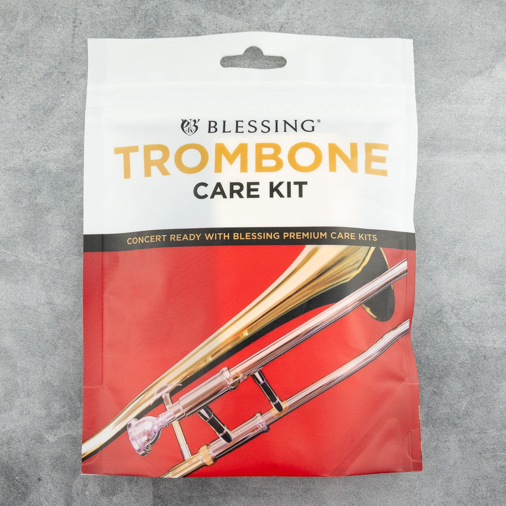 Blessing Trombone Care Kit / Folding Music Stand Bundle