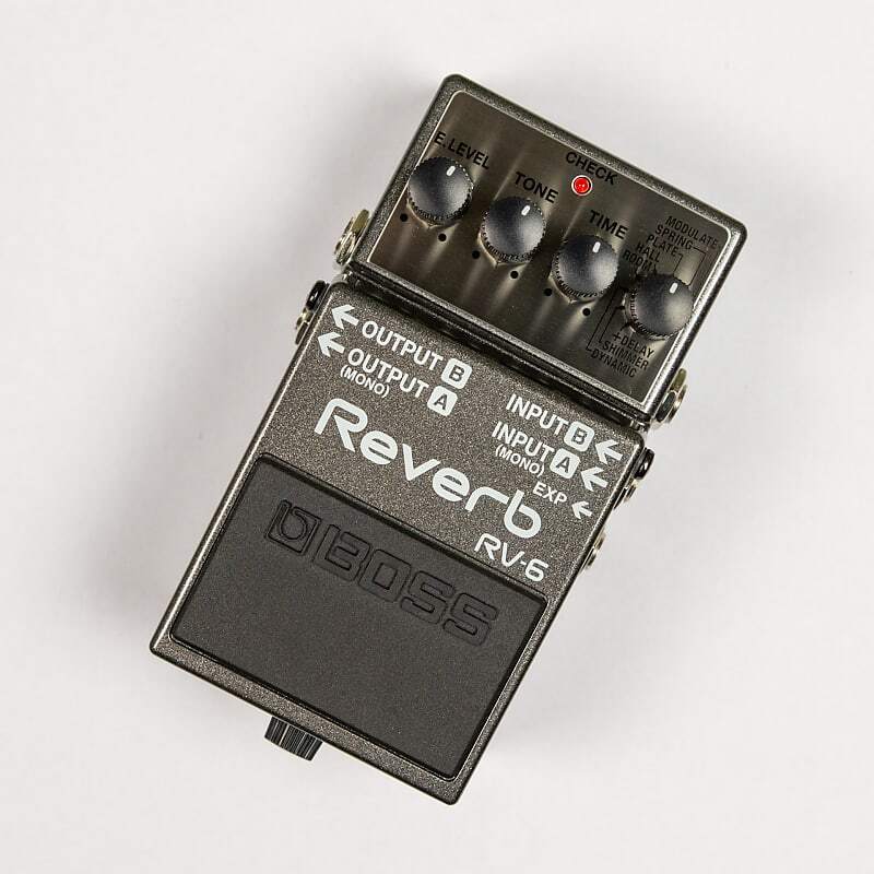 boss rv 6 expression pedal Boss RV-6 Reverb Effects Pedal – Carlton Music Center
