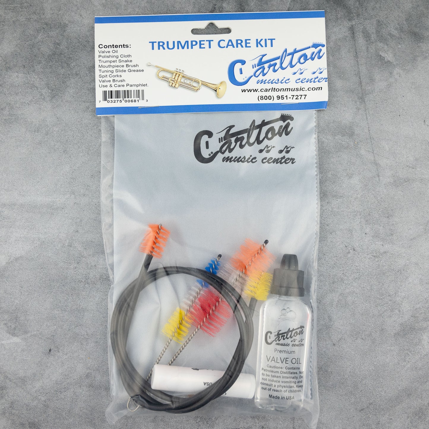 CMC Trumpet Care Kit & Music Stand Bundle