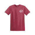 CMC Softstyle Logo T-Shirt, Heather Cardinal