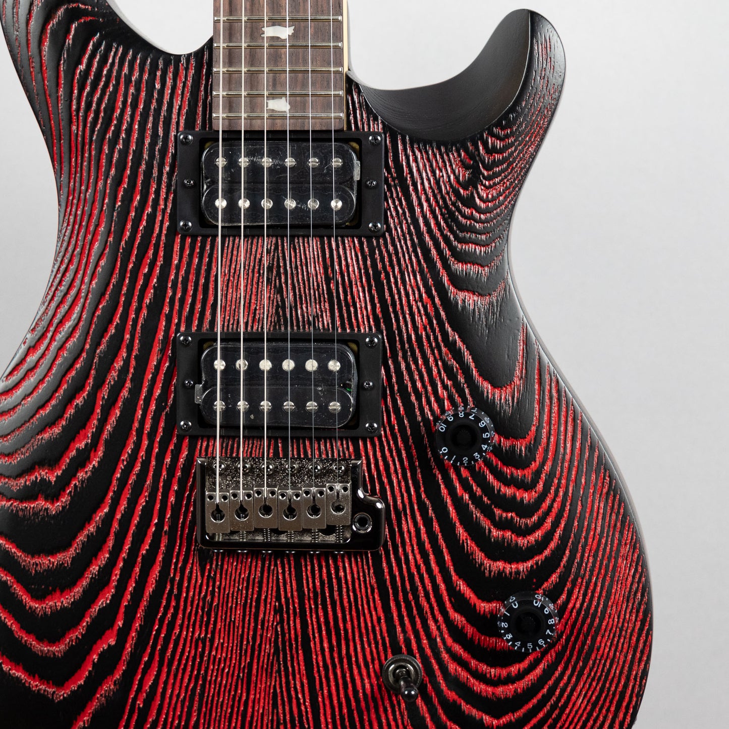 Paul Reed Smith SE Swamp Ash CE 24 "Sandblasted" Limited Edition, Red (CTIG022304)