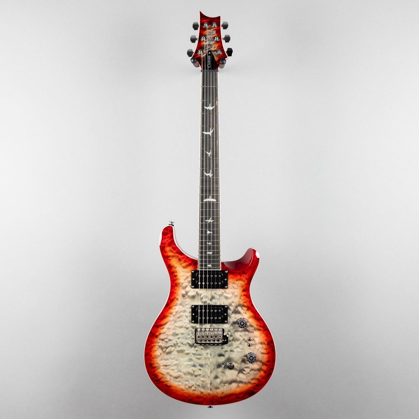 Paul Reed Smith SE Custom 24-08 Quilt in Charcoal Cherry Burst (#4808)