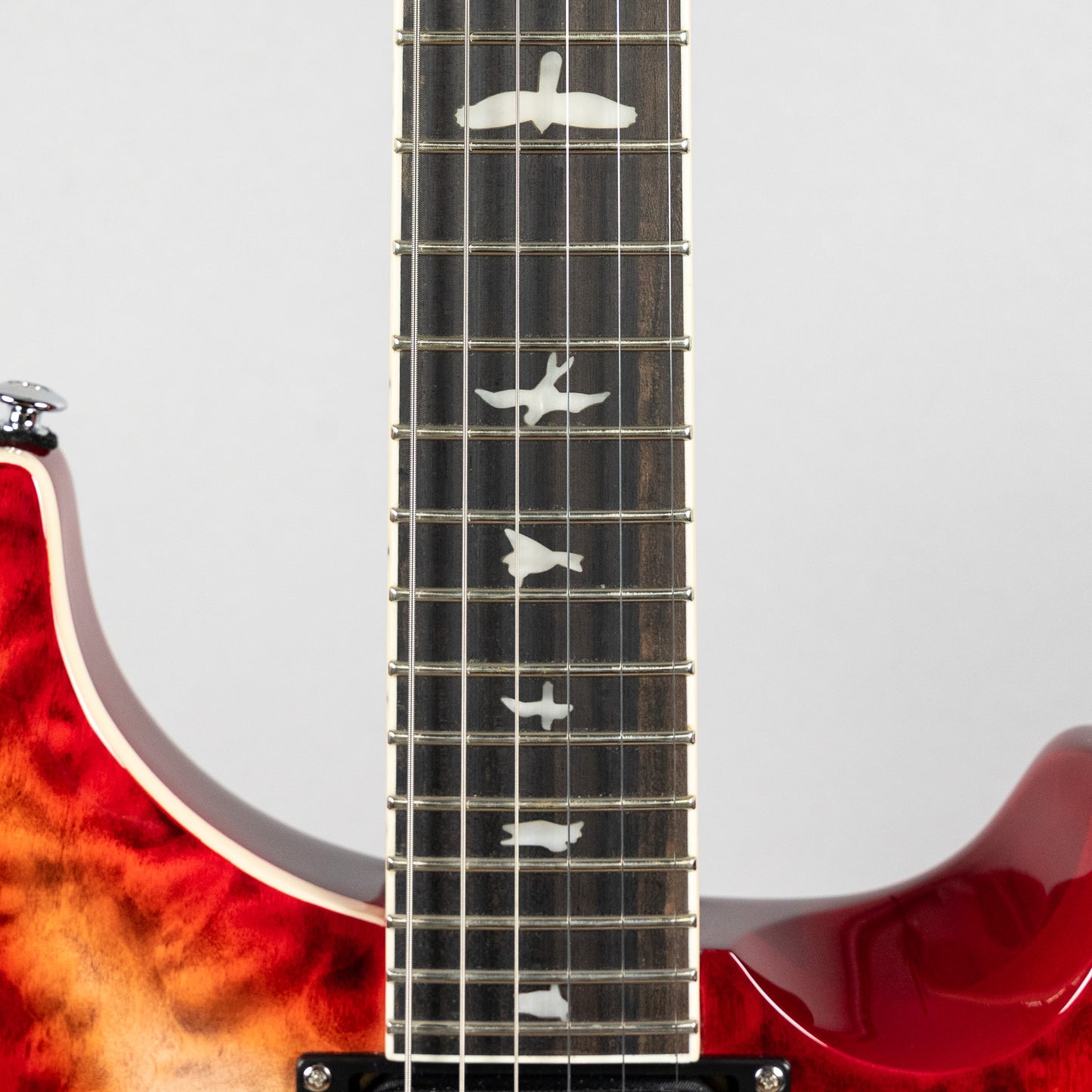 Paul Reed Smith SE Custom 24-08 Quilt in Charcoal Cherry Burst (#4808)