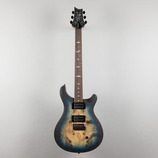 Paul Reed Smith SE Exotic Custom 24-08 Poplar Burl Limited Edition, Lake Blue Midnight Burst (#8951)