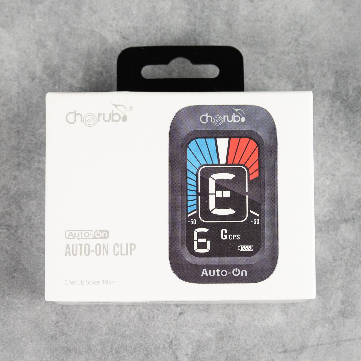 Cherub Auto-On Rechargeable Clip-on Tuner