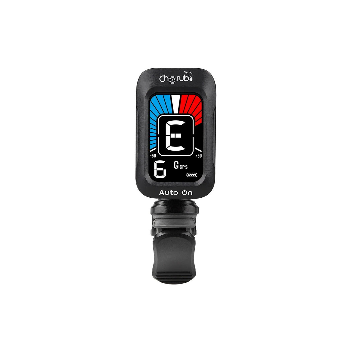 Cherub Auto-On Rechargeable Clip-on Tuner