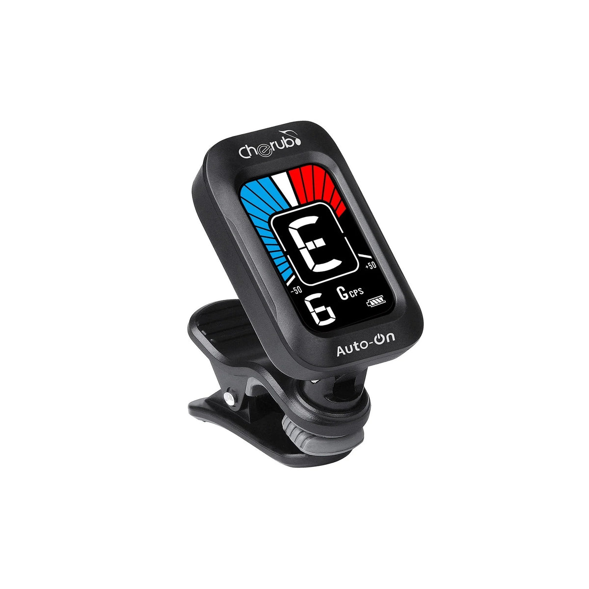 Cherub Auto-On Rechargeable Clip-on Tuner