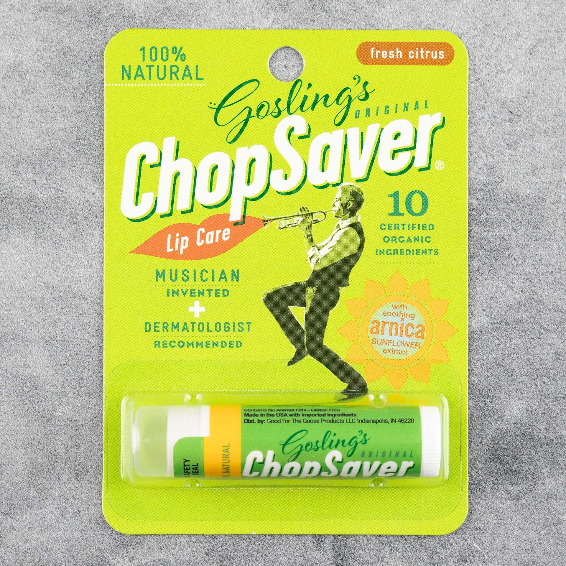 ChopSaver 100% Natural Lip Care, Fresh Citrus Flavor
