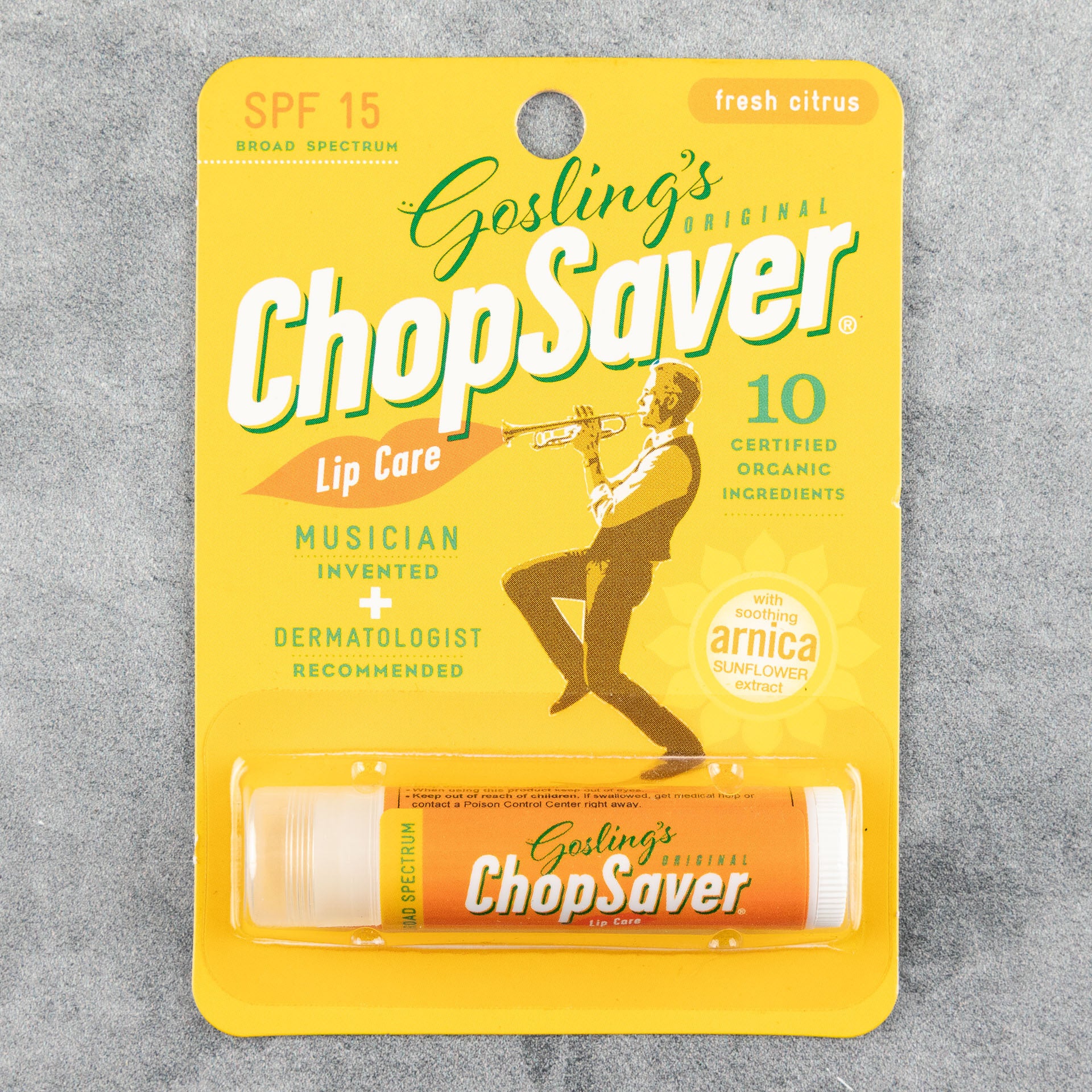 ChopSaver SPF 15 Lip Care, Fresh Citrus Flavor