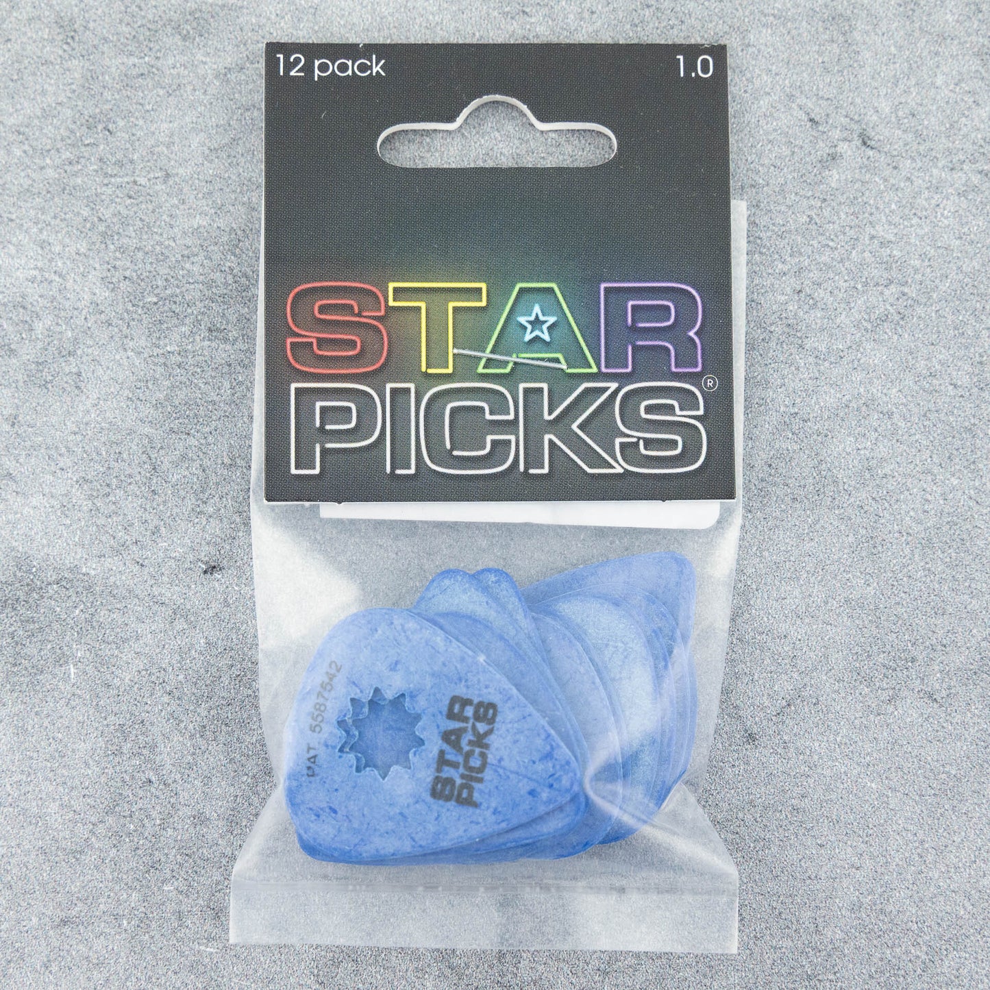 Cleartone Everly Star Picks 1.00mm, 12-Pack