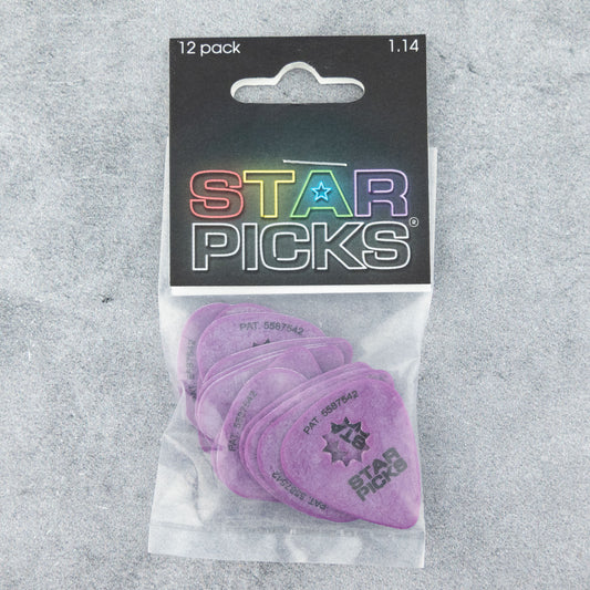 Cleartone Everly Star Picks 1.14mm, 12-Pack