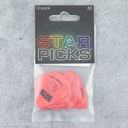 Cleartone Everly Star Picks .50mm, 12-Pack