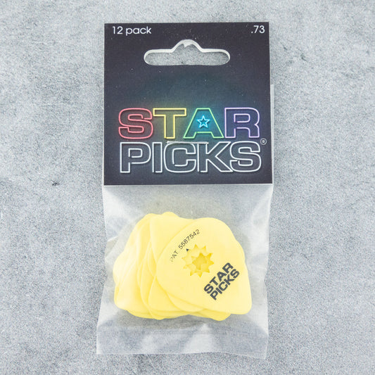 Cleartone Everly Star Picks .73mm, 12-Pack