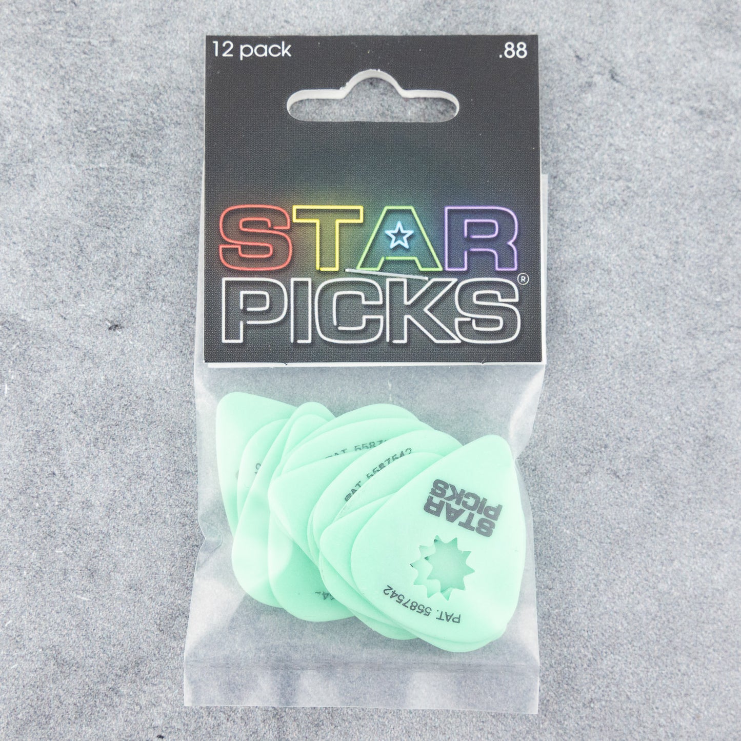 Cleartone Everly Star Picks .88mm, 12-Pack