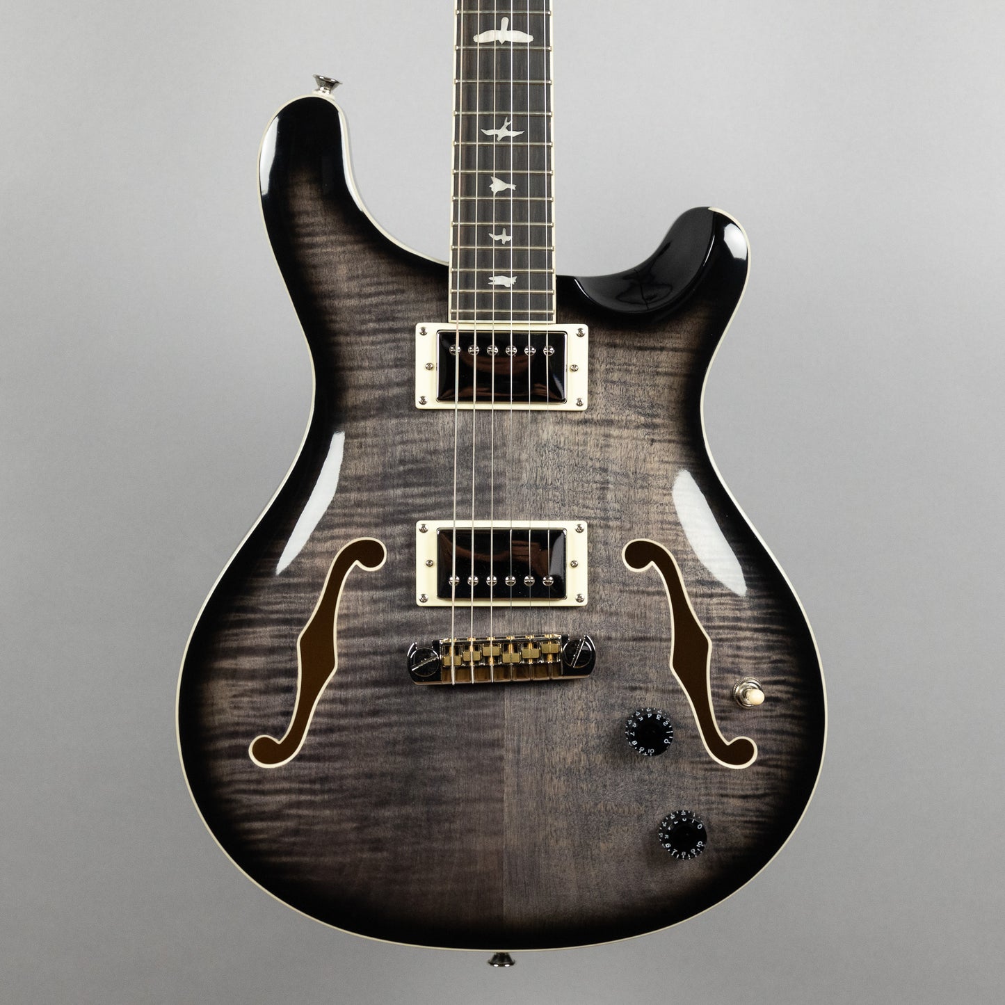 B-Stock Paul Reed Smith SE Hollowbody II in Charcoal Burst (D01967)