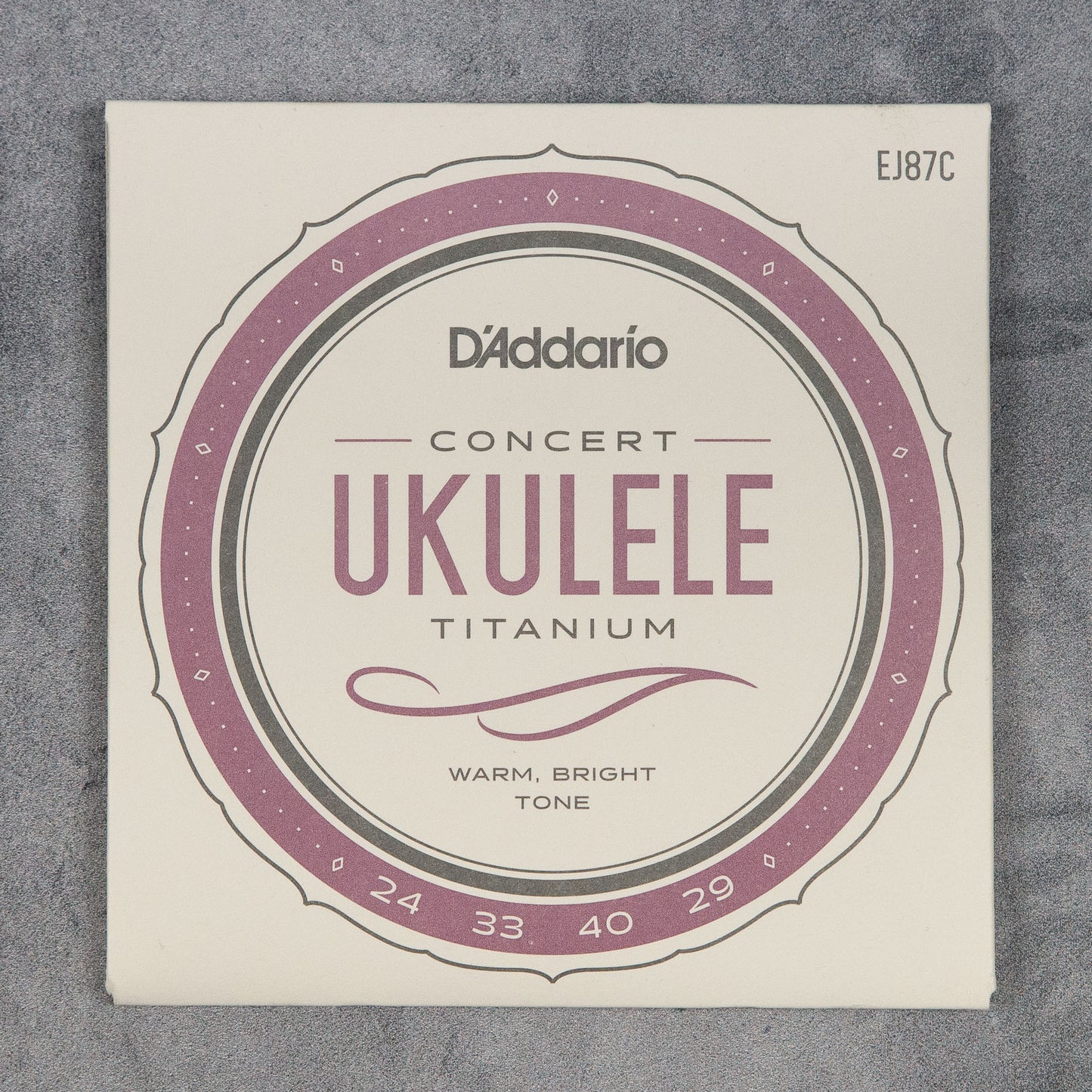 D'Addario EJ87C Pro-Arté Titanium Ukulele Strings, Concert