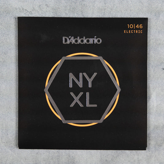 D'Addario NYXL1046 Nickel Wound Electric Guitar Strings, 10-46, Regular Light
