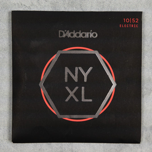 D'Addario NYXL Nickel Wound Electric Guitar Strings, 10-52, Light Top/Heavy Bottom