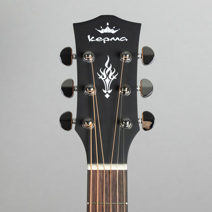 Kepma D3-130A-BK K3 Series Dreadnought Black with AcoustiFex K10 Pickup