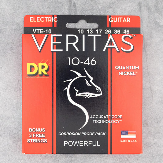 DR VTE-10 Veritas Electric Guitar Strings, 10-46