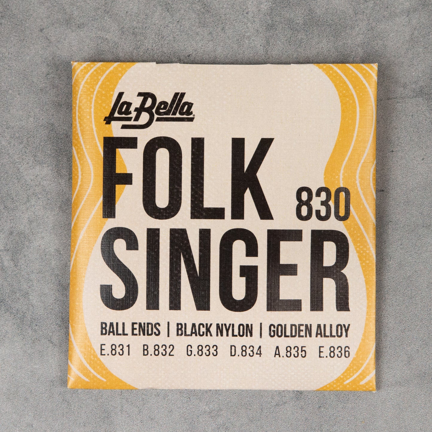 La Bella 830 Folksinger Guitar Strings, Medium Tension