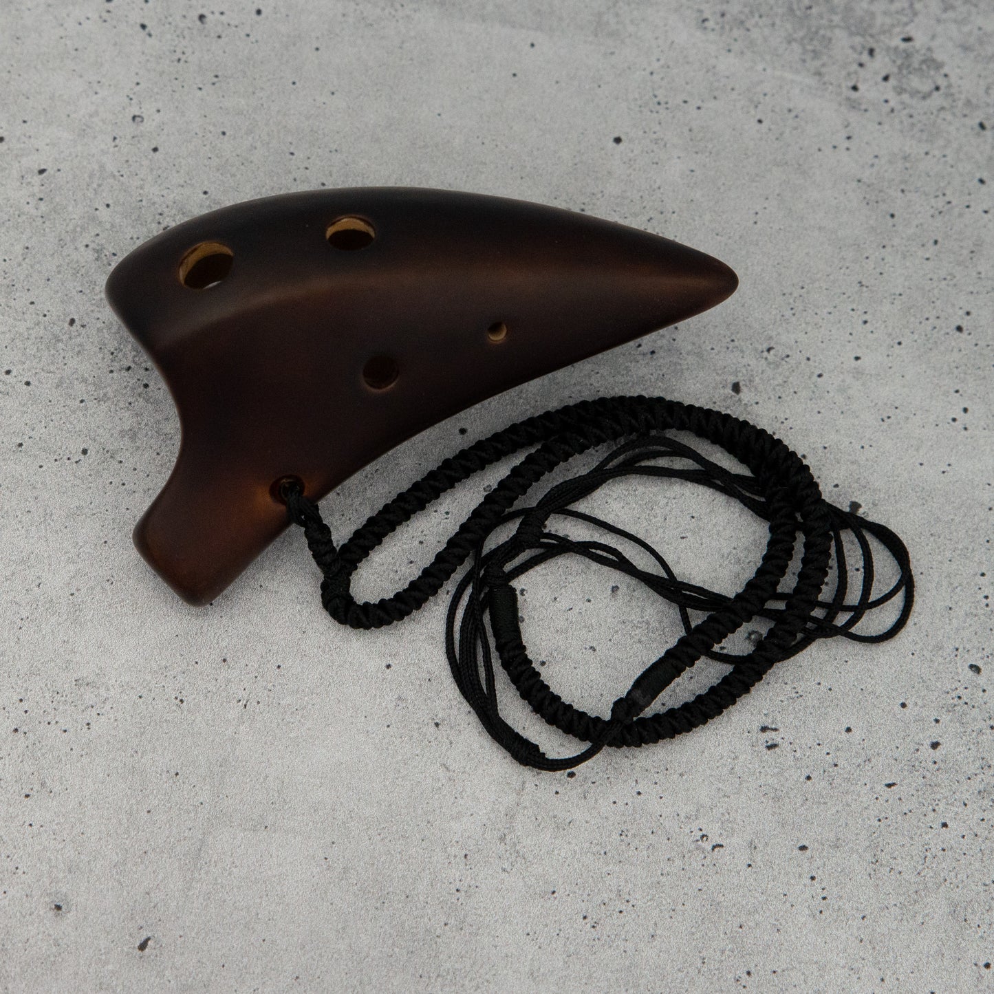 Songbird 6-Hole Baby Dragon Tooth Ocarina in G, StrawFire