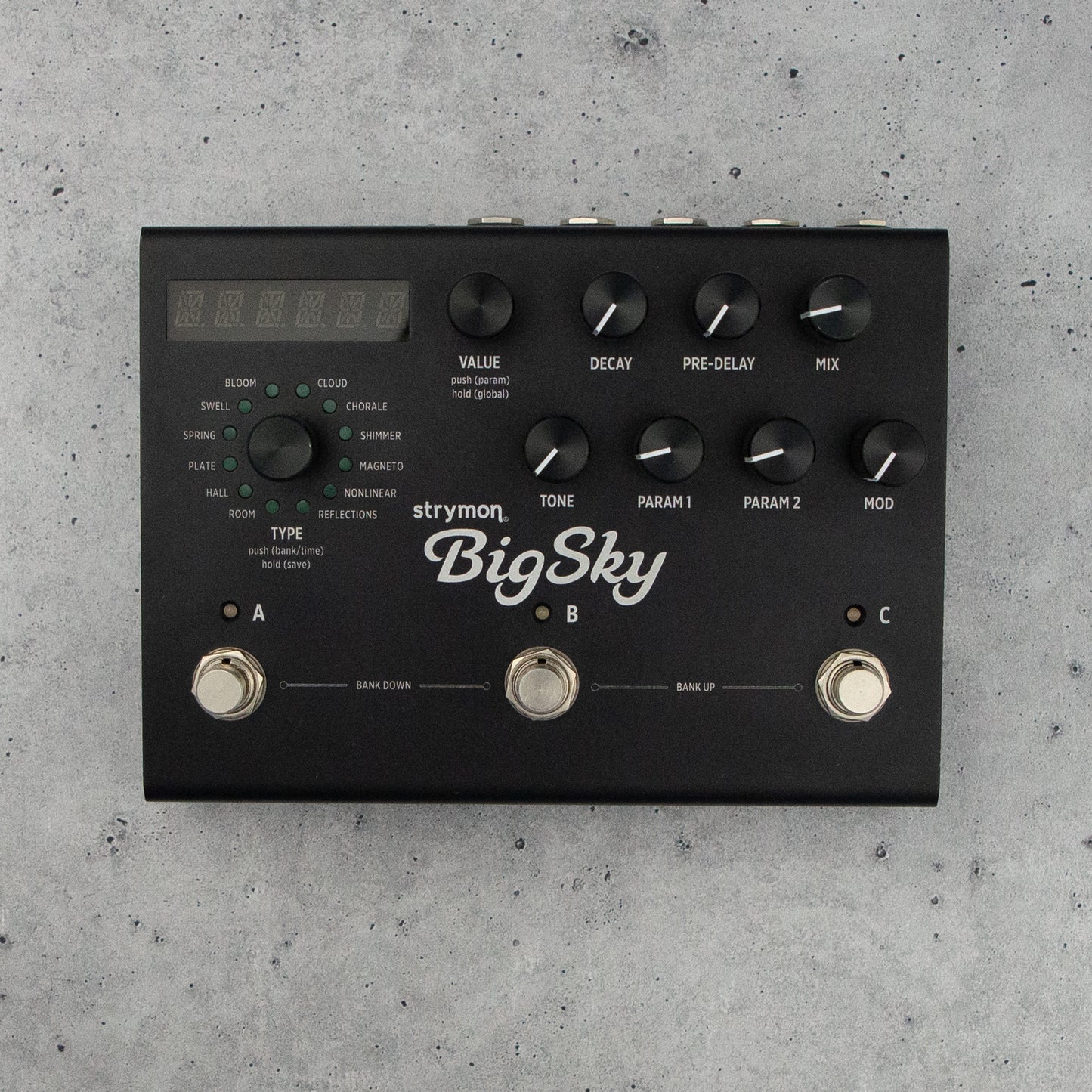 Used Strymon BigSky Multidimensional Reverb Pedal (Midnight Edition)