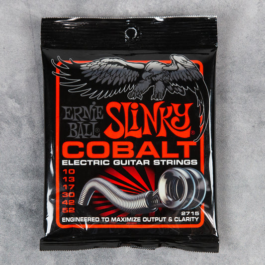 Ernie Ball P02715 Cobalt Skinny Top Heavy Bottom Slinky, Electric, 10-52