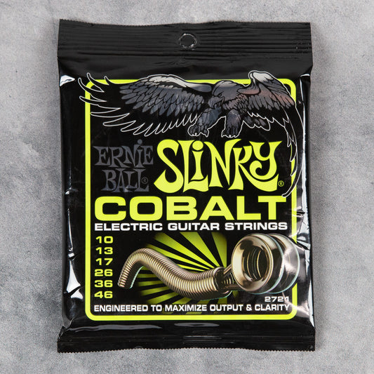 Ernie Ball P02721 Cobalt Regular Slinky, Electric, 10-46