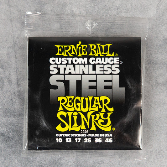 Ernie Ball 2246 Regular Slinky Stainless Steel Electric, 10-46