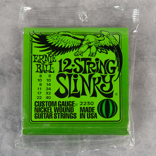 Ernie Ball 2230 Nickel Wound 12-String Electric Guitar Strings, 8-40