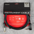 D'Addario American Stage Instrument Cable 10', Right Angle to Straight