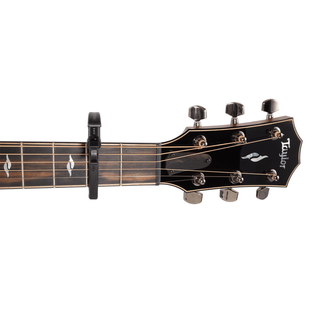 D'Addario Artist+ Carbon Fiber Capo, Adjustable Tension, Black