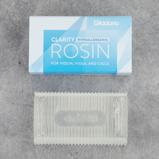 D'Addario Clarity Hypoallergenic Bow Rosin