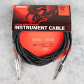 D'Addario Custom Series Braided Instrument Cable 15', Black