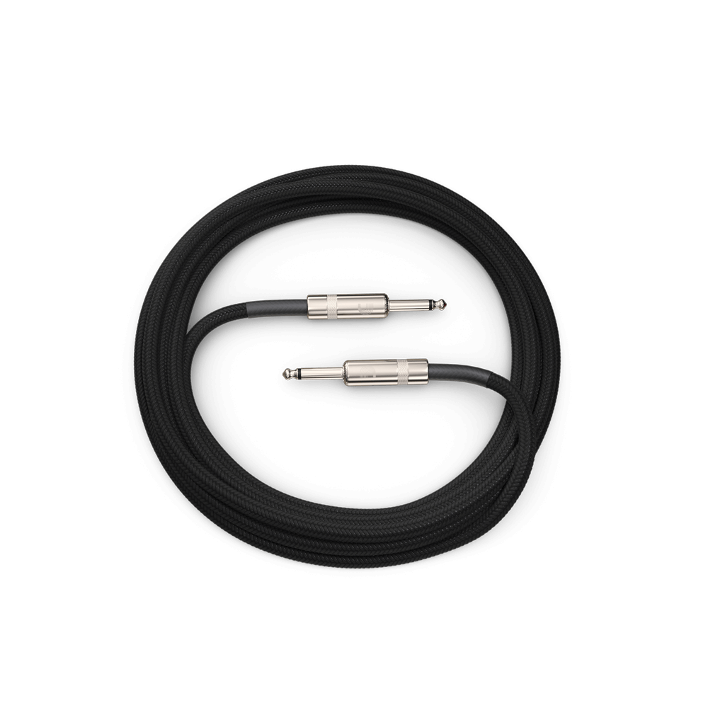 D'Addario Custom Series Braided Instrument Cable 15', Black