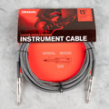 D'Addario Custom Series Braided Instrument Cable 15', Grey