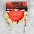 D'Addario Custom Series Braided Instrument Cable 15', Tweed
