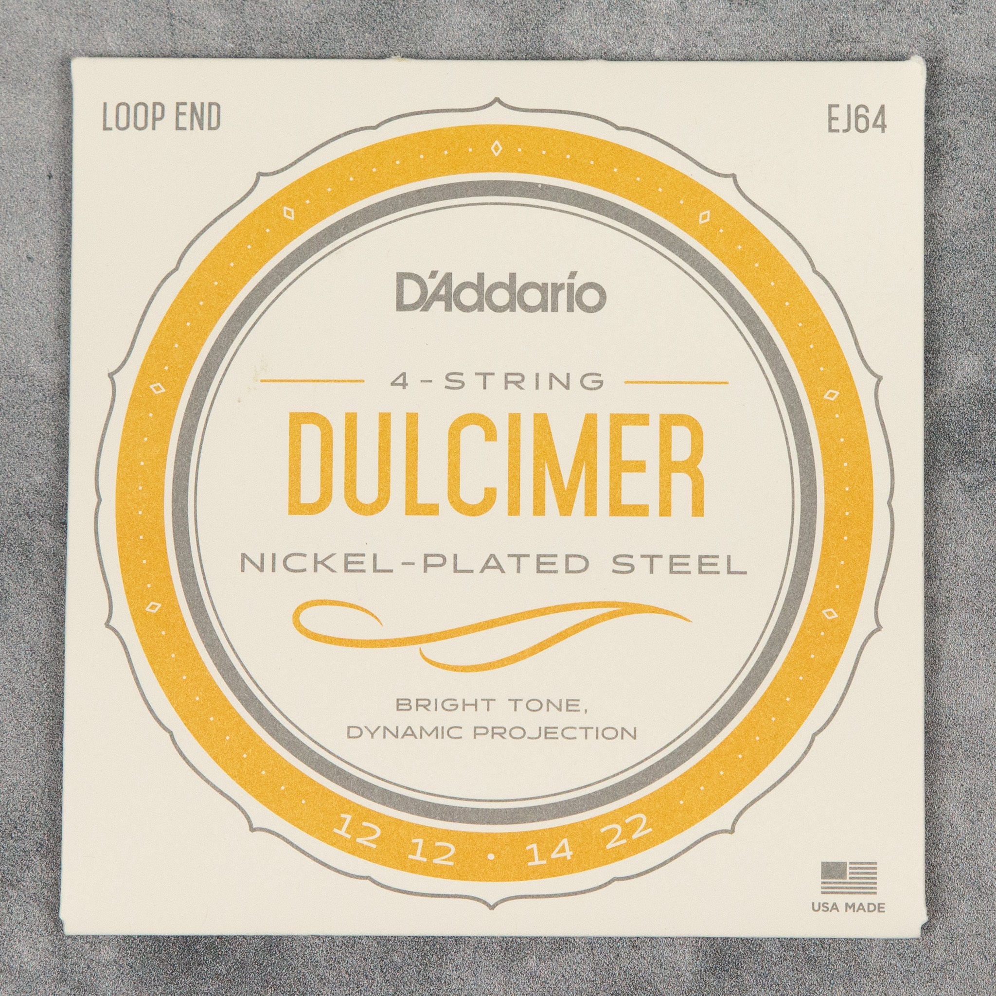 D'Addario EJ64 Dulcimer 4-String Set
