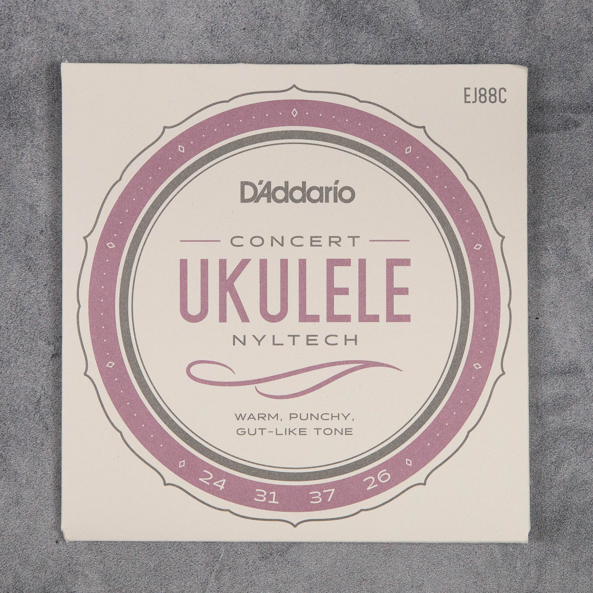 D'Addario EJ88C Pro-Arté Nyltech Ukulele Strings, Concert