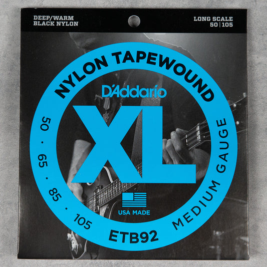 D'Addario ETB92 Tapewound Bass, Medium, 50-105, Long Scale